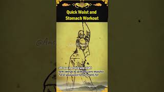 Quick Waist and Stomach Workout [upl. by Dnaloy]