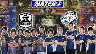 BOSSKUR VS EVOS SG  MATCH 1 MPL MYSG SEASON 3 [upl. by Sateia]