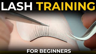 Beginners Lashing Guide Eyelash Extensions [upl. by Enaz]