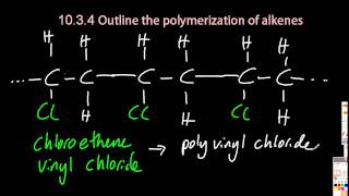 S245 Outline the Polymerisation of Alkenes SL IB Chemistry [upl. by Faye960]