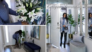 ENTRYWAY DECORATING IDEAS  DECORATE WITH ME  ENTRYWAY DECOR [upl. by Phene351]