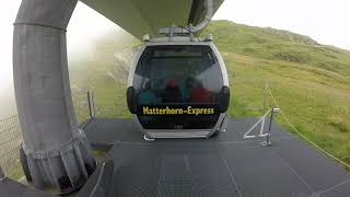 Switzerland  Gondola  Zermatt to Klein Matterhorn [upl. by Anivram183]