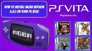 How To Install mGBA Version 081 On Your PS VitaPSTV  Play GameBoy GameBoy Color GBA Games [upl. by Danit]