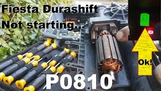 Ford Fiesta Durashift P0810 not starting nor engaging gear Fault finding and repair [upl. by Forsyth]