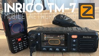 Inrico TM7 Network Mobile Radio  Part 1  Overview amp Setup [upl. by Ecnaled]