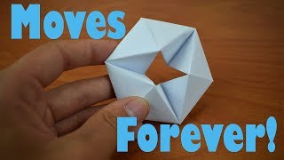 How to fold an Origami Moving Flexagon  Better than a fidget spinner [upl. by Slayton]