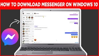 How to Download Facebook Messenger on LaptopPC [upl. by Esinehc]