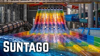 ALL WATER SLIDES at Park of Poland Suntago  Zjeżdżalnie POV [upl. by Braeunig438]