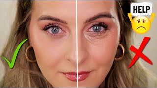 The BEST CONCEALER HACK for a Flawless Smooth Undereye  STOP creasing settling amp dryness [upl. by Anatak853]