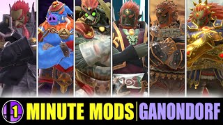 Ganondorf Skins in SMASH ULTIMATE [upl. by Cedar773]