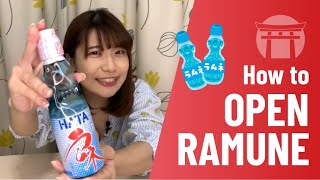 How to Open Ramune 🇯🇵  Japanese Summer Drink [upl. by Socram]