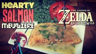 How to Make Hearty Salmon Meuniere from Zelda Breath of the Wild [upl. by Naillil]