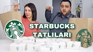 STARBUCKSTAKİ TÜM TATLILARI YEDİK BİNLERCE KALORİLİ MUKBANG 😱 [upl. by Rosen]