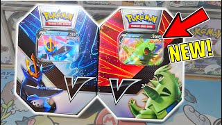 NEW Empoleon amp Tyranitar V Strikers Tins EU Versions [upl. by Atiugal]