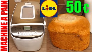 machine à pain LIDL SILVERCREST SBB 850 F2 Bread Maker Brotbackautomat Macchina per il pane [upl. by Anatak]