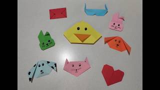 Origami semplici per bambini della scuola primaria [upl. by Va838]