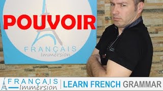 POUVOIR Conjugation amp Meaning to be able to present tense  FUN Learn French Verbs [upl. by Enamrej]