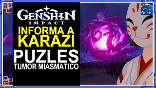 Informa a Kazari y Puzles finales  Tumor Miasmático  Genshin Impact [upl. by Sivartal]