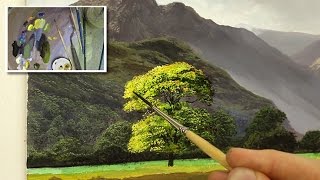 43 How To Paint A Tree In Oil  Oil Painting Tutorial [upl. by Oona]