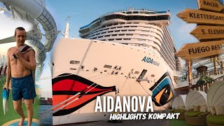 AIDAnova Schiffsportrait Die Highlights kurz und kompakt [upl. by Alimaj]