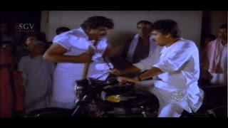 Doddanna  Drunk And Fighting Comedy Scene  Muddina Mava Kannada Movie  Shashikumar [upl. by Wailoo]