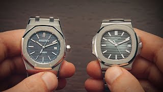 Audemars Piguet Royal Oak vs Patek Philippe Nautilus  Watchfinder amp Co [upl. by Naerad]