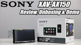 Sony XAVAX150 Review unboxing and demonstration [upl. by Einre612]