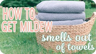 Homemaking Skills  Stinky Towels GET THE SMELL OUT [upl. by Vidovic]