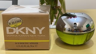 DKNY Be Delicious Ladies Perfume 50ml  Unpacking [upl. by Nykal61]