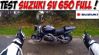 MotoVlog 29  TEST SUZUKI SV 650  Un Bi comme je les aime [upl. by Derr]