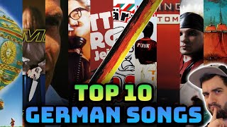 TOP 10 GERMAN SONGS 🎶 MustKnow Tracks for Language Learners [upl. by Ashlen]