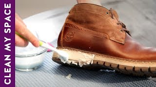 How To Clean amp Shine Leather Shoes A Minute To Clean [upl. by Rehportsirhc318]