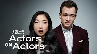 Taron Egerton amp Awkwafina  Actors on Actors  Full Conversation [upl. by Essirahs]