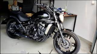 Delkevic exhaust on Kawasaki Vulcan S 650 [upl. by Lear822]