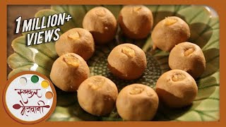 Besan Laddu  Traditional Recipe by Archana  Quick Ladoo  Indian Sweets in Marathi [upl. by Tristram638]