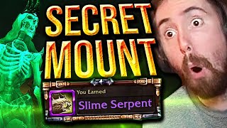 Asmongold Obtains SECRET Mount by SOLOing a Dungeon  Slime Serpent Shadowlands [upl. by Haberman]