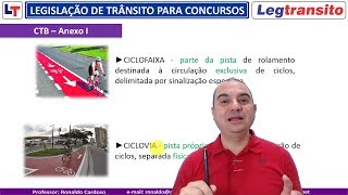 LEGISLAÇÃO DE TRÂNSITO PARA CONCURSO  CTB ATUALIZADO [upl. by Ahsiekal381]