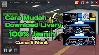 How To Add Livery Skin  Bus Simulator Indonesia Free  HD Livery Download For Bussid 😱 [upl. by Caitrin]