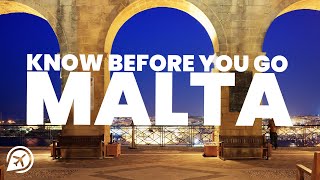 Things to KNOW before you VISIT MALTA [upl. by Yeslek]