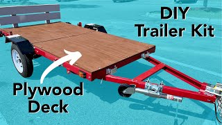 How to Build Wood Sides for Utility Trailer  DIY Homesteading Videos  EastTexasHomestead [upl. by Nacnud263]