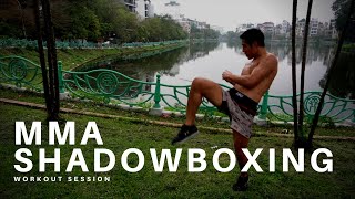 15 Minute KILLER MMA Shadowboxing Workout [upl. by Malone541]