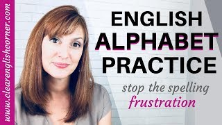 How to Say English Letters American English Alphabet Pronunciation [upl. by Reuben]