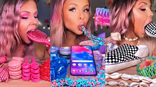 MOST POPULAR PRANK FOODS FOR ASMR COMPILATION EDIBLE VANS FANTA BOTTLE GALAXY SAMSUNG MUKBANG 먹방 [upl. by Powder]