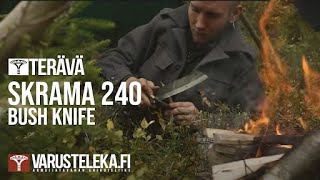 Varusteleka Skrama 240 eräveitsi  bush knife [upl. by Eladnor]