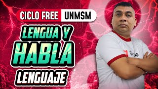 LENGUAJE 📚 Lengua y habla 📌 CICLO FREE [upl. by Nnylirehs541]