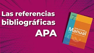 REFERENCIAS según NORMAS APA 7ma EDICIÓN [upl. by Maeve]