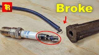 How To Very Easily FIX A BROKEN SPARK PLUG WIRE [upl. by Opaline]