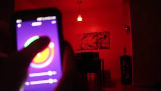 How To SetupInstall a Wifi Smart Led Light Bulb Dimmable RGB From Amazon Using Smart Life App [upl. by Adest]