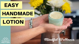 BEST Moisturizer DIY Lotion Recipe Natural Ingredients  Natural Minimalist  Mindful Wellness [upl. by Akselav]