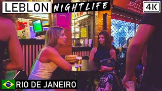 Leblon Nightlife 🇧🇷 Rio de Janeiro Brazil 【4K】2021 [upl. by Ricca]